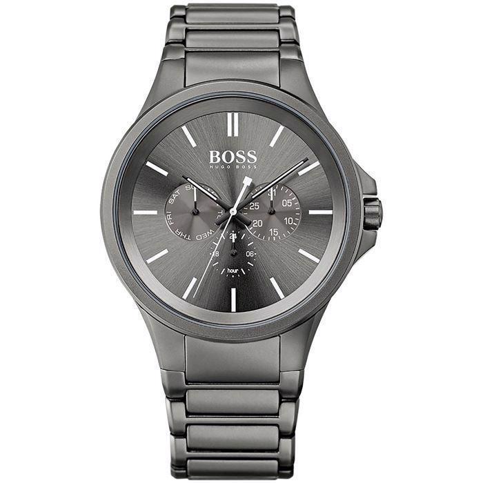 Image of Hugo Boss Gravity IP grå quartz herre ur, model 1513173